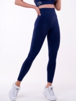 Bešavne sportske tajice visokog struka u tamnoplavoj boji