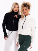 Hanorac sport negru de damă cu inscripții Peach Pump