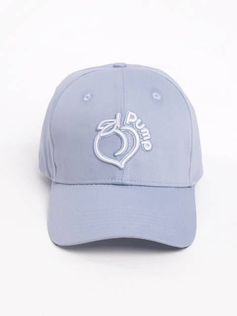 Șapcă albastru-gri cu cozoroc cu logo-ul Peach Pump brodat